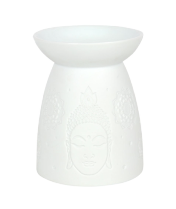 Brûleur - Bouddha classique blanc