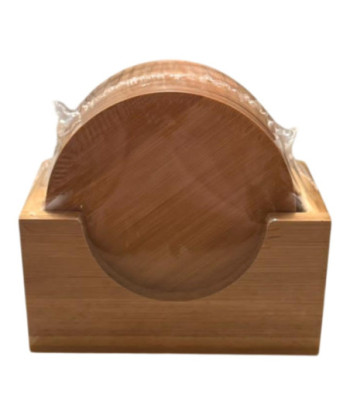 Dessous de verre en bois