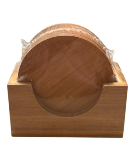 Dessous de verre en bois