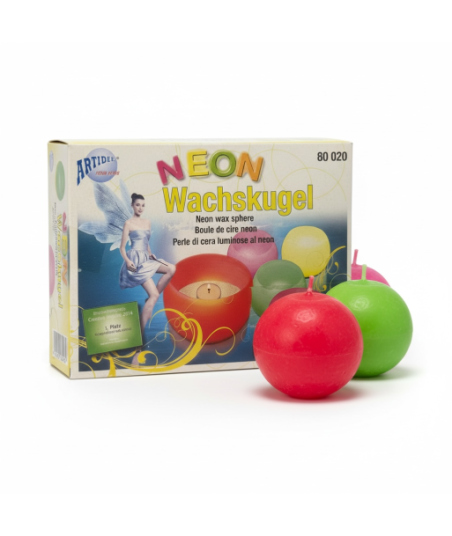 Kit boules de cire néon