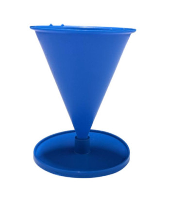 Moule cône bleu