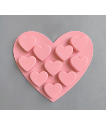 Moule en silicone - Coeur rose