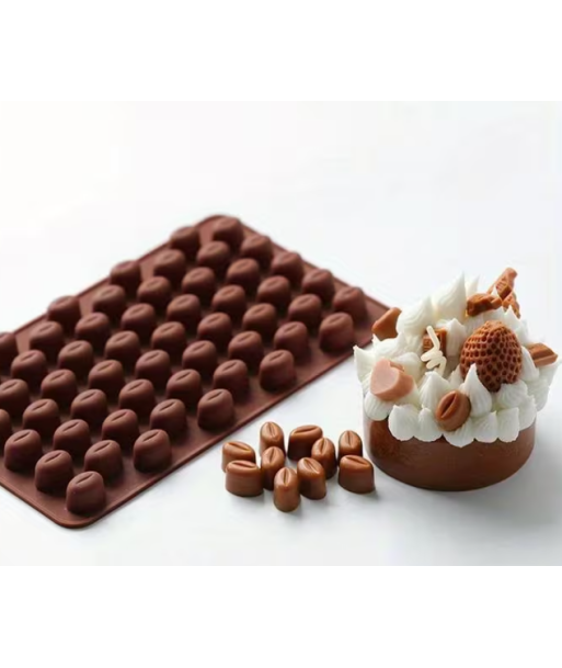 Moule en silicone - Grains de café