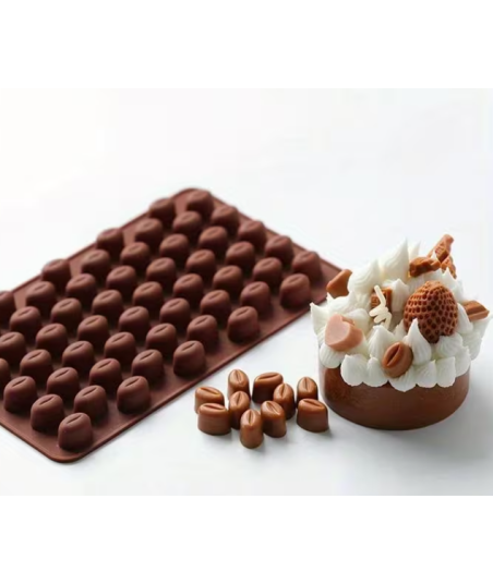 Moule en silicone - Grains de café