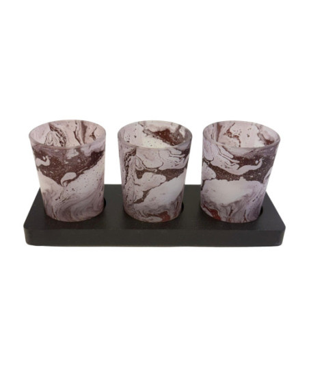 Trio Marbre brun